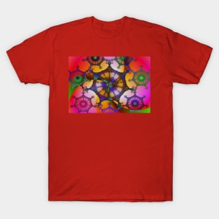 A Clockwork Orange, Pink, Yellow and Green T-Shirt